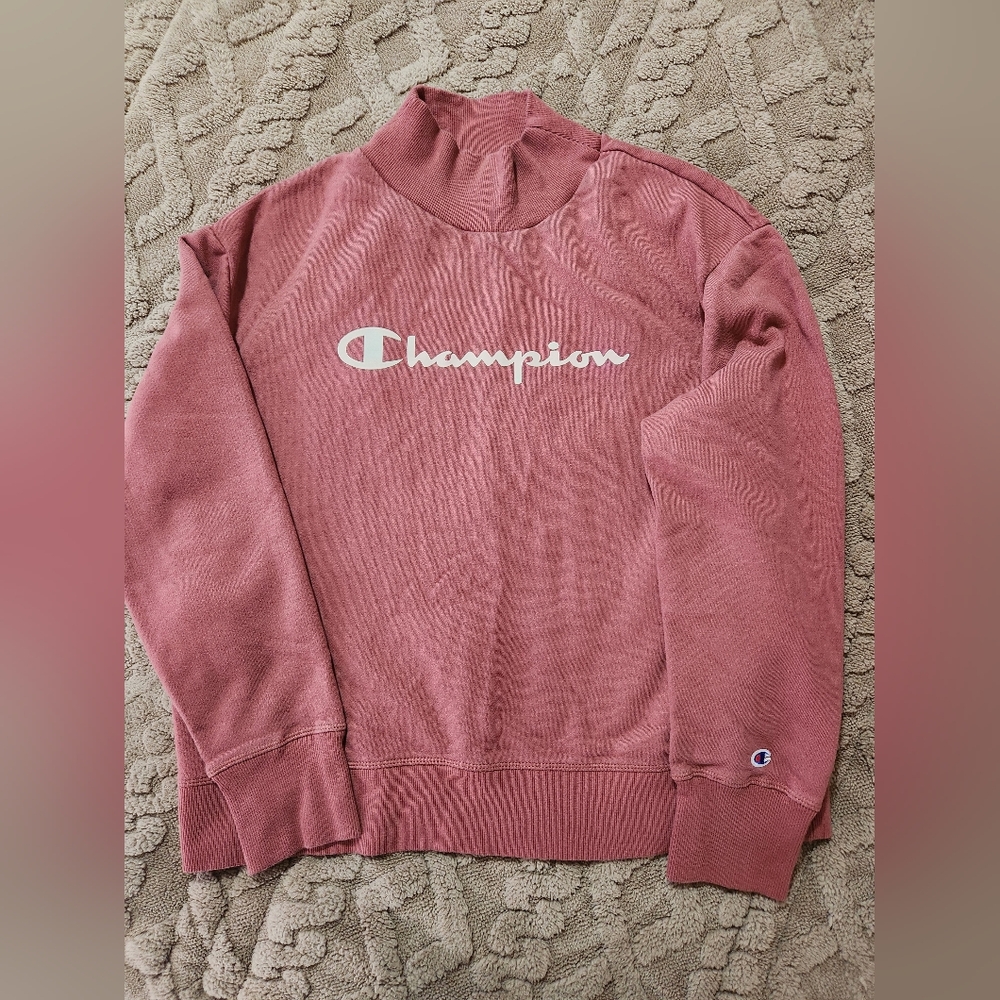 Champion Womens Dark Rose Sweater Large